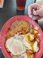 Chilaquiles with Two Eggs